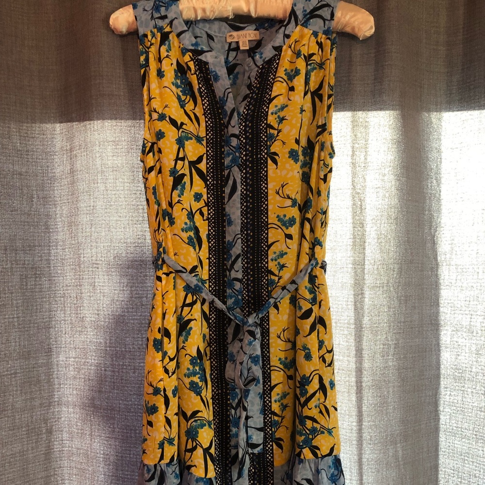 Eliane Rose Blue Yellow Floral Dress
